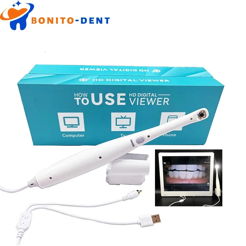 Szklanki powiększające TV Kamera dentystyczna wewnątrzustna sprzęt dentystyczny wewnątrz ustny o wysokiej rozdzielczości 231204
