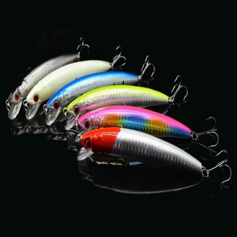 6 pièces 12 cm 16g plongée profonde natation minow leurre dur bait345I