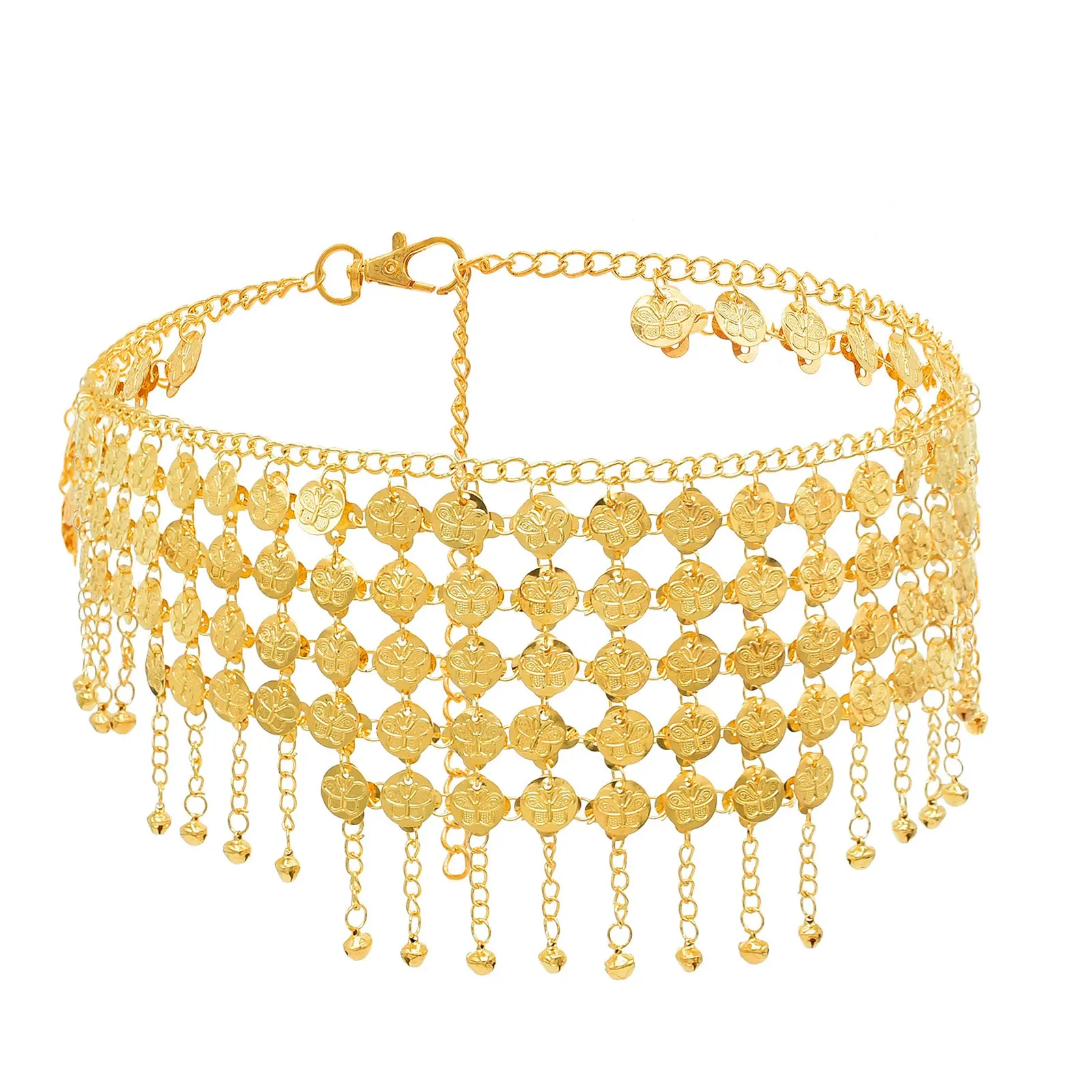 Navel Bell Button Rings Ethnic Vintage Metal Belly Chains For