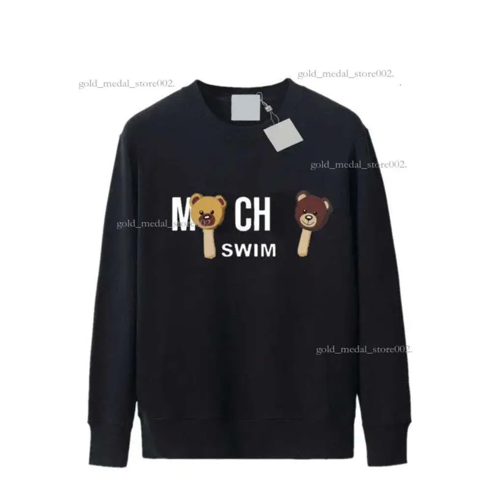 Homens camisetas Mens Moschinos Hoodie Moschinos Moletons Designer Oversized Outono Mulheres Hoodys Sweater Sports Moschino Mulher R1D0 KN5C 663