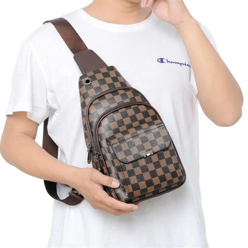 Sac à bandoulière en cuir PU pour hommes, sac à bandoulière simple avec sangle d'épaule, sacs de voyage décontractés, portefeuille avec lettres imprimées pour femmes ha285h