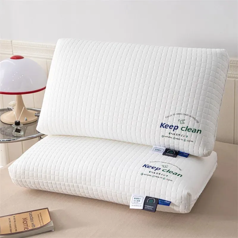 枕ニット綿は崩壊していない柔らかい快適な換気療法脊椎を保護し、学生のための睡眠を援助する大人231205