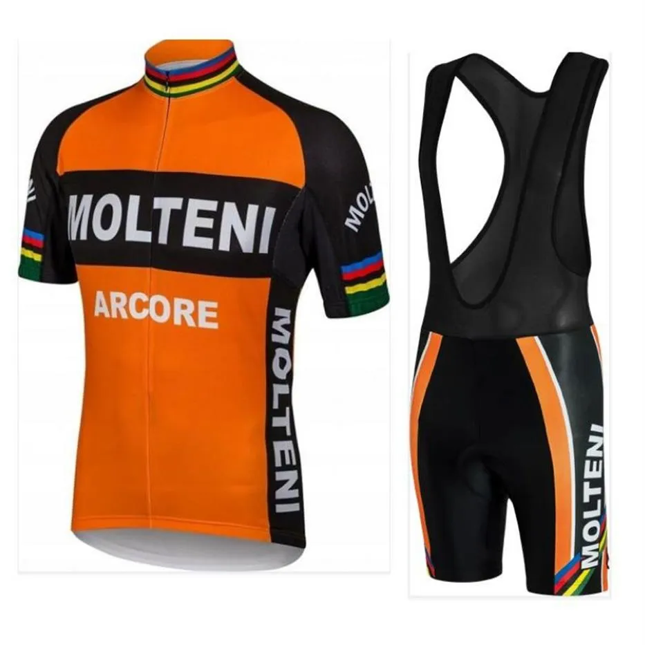 Molteni Team 2022 Cycling Jersey Set Short Sleeve Bicycle Clothing MTB Short Summer Style Bike Wear Sportswear D1215Z