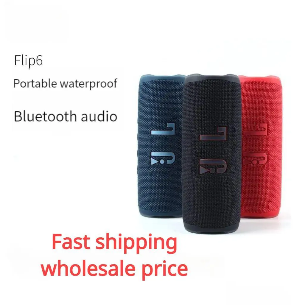 Przenośne głośniki 6 bezprzewodowe głośnik Bluetooth Mini IPX7 Wodoodporny stereo stereo dostawa dhgxx