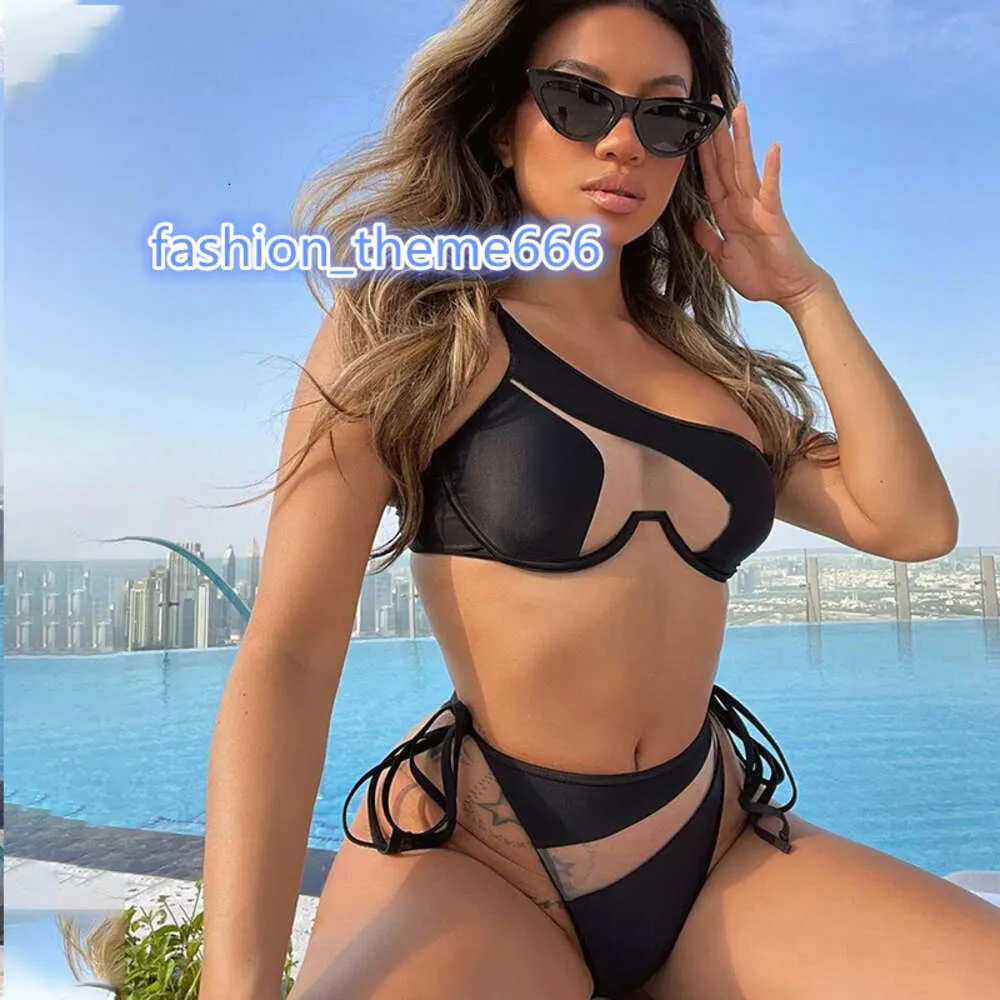 Aschulman Wholesale Mature Lady New Design Xxxx Sexy Young Girl Brazilian Cutout Thong Bikini Swimwear 2023