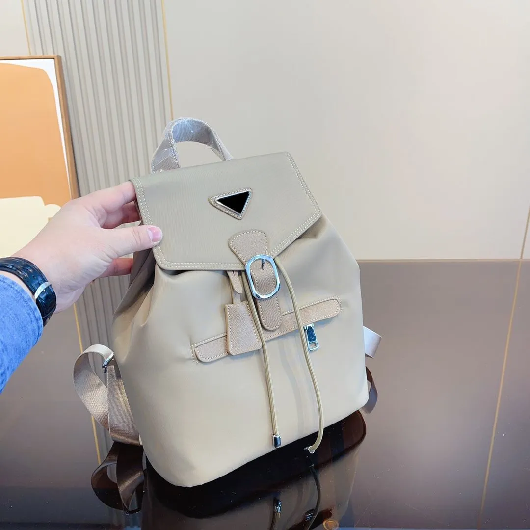 Luxury Designer Backpack For Women All Match Nylon Bookbag With
