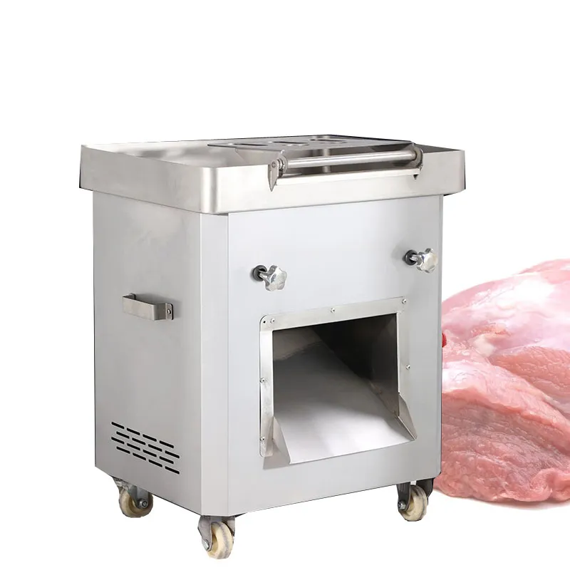 Macchina per il taglio della carne da 2200 W, diametro 125 mm, macchina per triturare la carne automatica, lama grande, per affettare la carne del ristorante