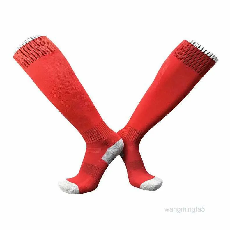 Erkek Çorap Çoraplar Çorap Çocuklar Futbol Kaldırılmış Havlu Tumalı Uzun Tüp Yetişkin Spor Düz Renk Erkek ve Kadın Eğitim Çorapları RLQB