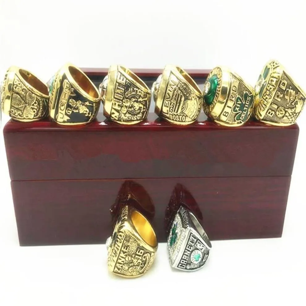 Fans'Collection 1968-2008 kampioenschapsringen Celtics Wolrd Champions Basketball Team Championship Ring Sport souvenir Fan Pro289E