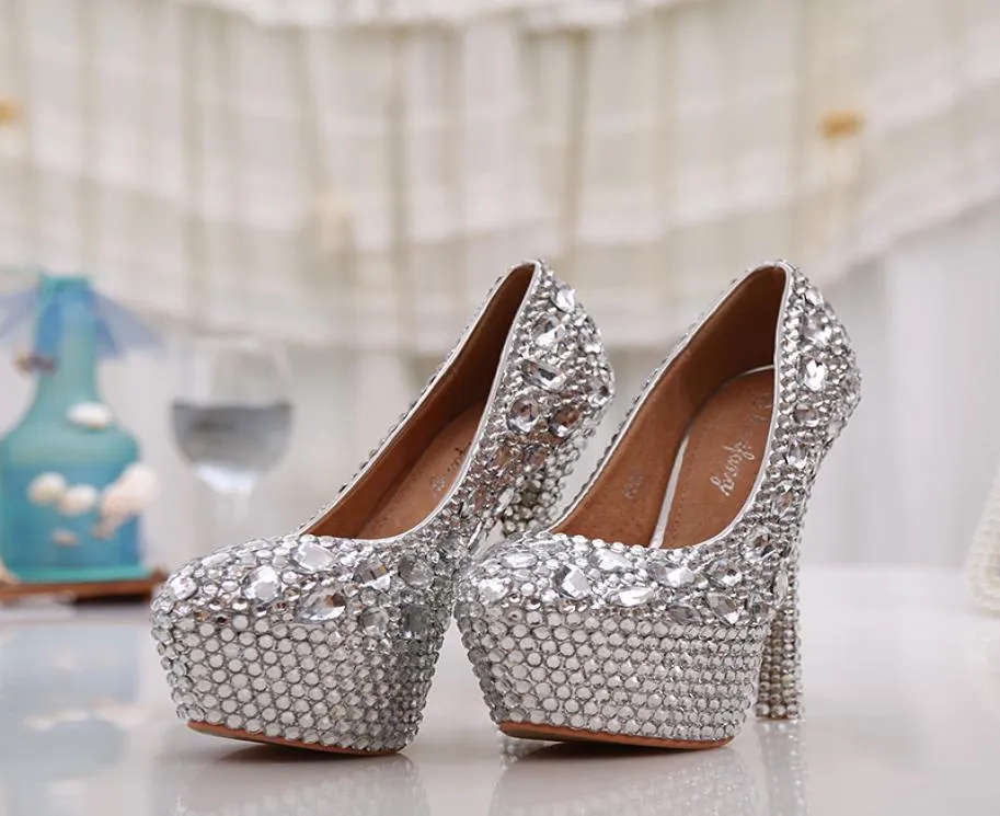 Lib Pointed Toe 3 inches Stiletto Heels Sequins Classic Pumps - Silver in  Sexy Heels & Platforms - $89.67