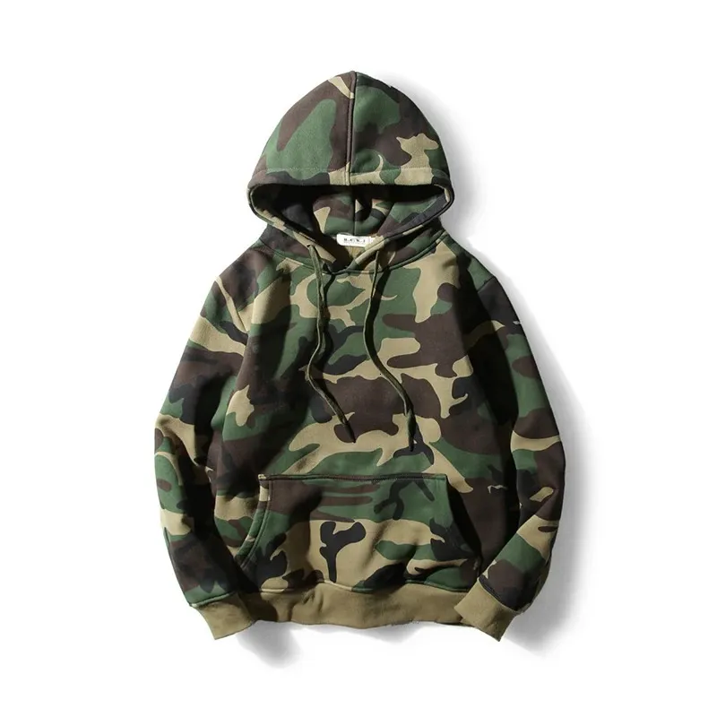 Felpe con cappuccio da uomo Felpe Primavera e autunno Camouflage Streetwear Marca Felpa con cappuccio allentata Manica lunga Coppia Plus Cappotto di velluto 231204