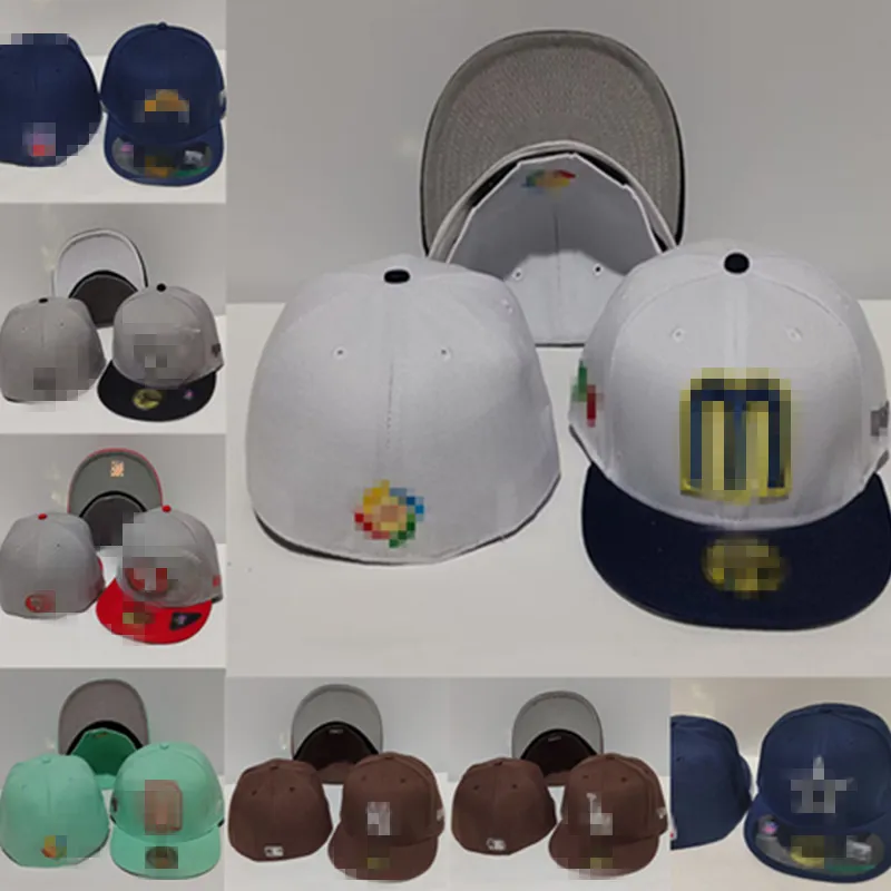 stile estivo Gorra Mexico M lettera Berretti da baseball Ricamo regolabile strada Sport all'aria aperta Taglia 7-8