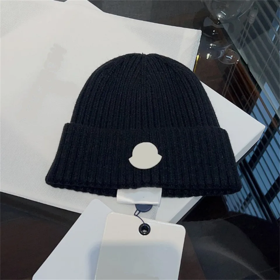 Bonnet de luxe de styliste pour hommes et femmes, Design de mode, chapeaux de marque de Ski, chapeau empilé avec LOGO lettre, chapeau chaud en laine côtelée