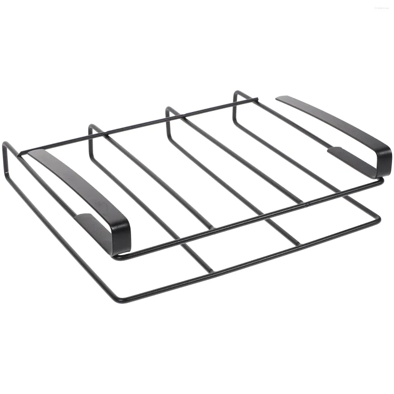 Kitchen Storage Tray Organizer Rack Hanging Chopping Board Metal Shelves Utensil