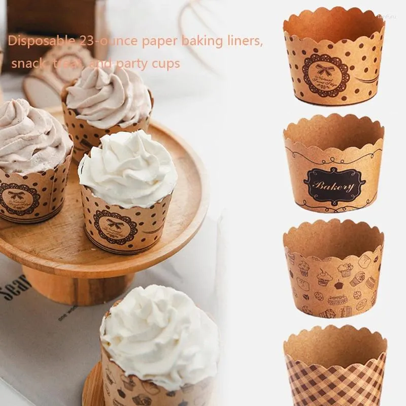 أدوات أدوات الخبز 50pcs mini muffin cupcake cups cup cup cup cup stet kitch wrapper plans party cake absories accessories