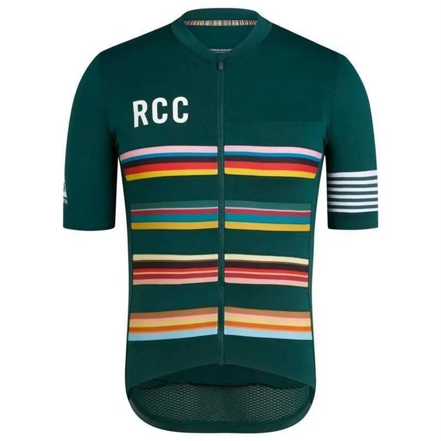 ROPA CICLISMO 2019 Pro Team RCC Cycling Shirt Road Bike Wear Wear Summer Cycling Jersey for Men Mountain Mountay Bike Sweatshirt H250o