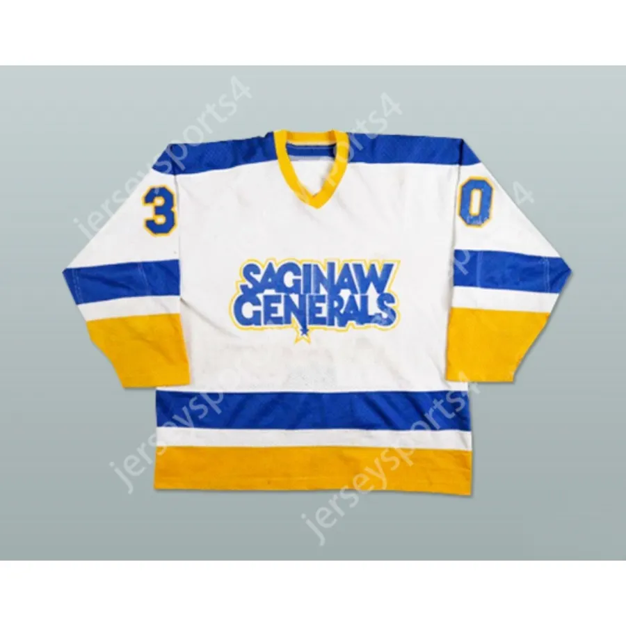 Personnalisé DARREN PANG SAGINAW GENERAUX 30 MAILLOT DE HOCKEY NOUVEAU Top cousu S-M-L-XL-XXL-3XL-4XL-5XL-6XL