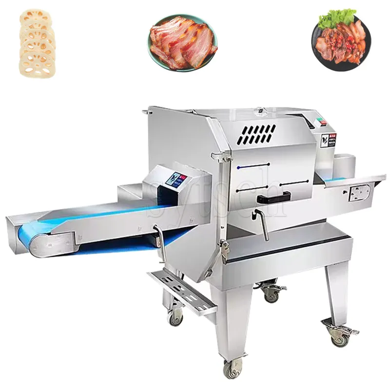 Cooked Meat Slicer Commercial Beef Preserved Meat Marinated Pork Ham Vegetable Meat Slicer