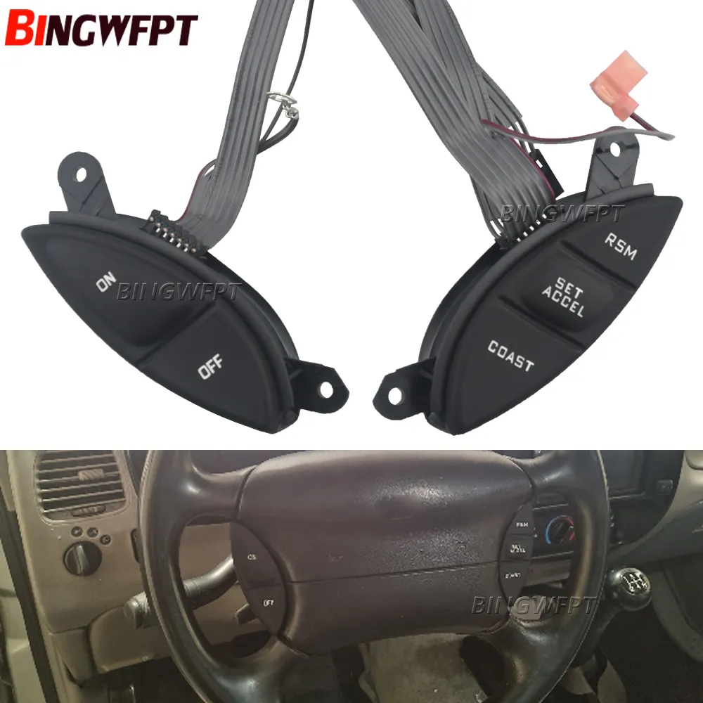 Interruttore di controllo della velocità del volante per Ford F150 Explorer F-150 Ranger F87Z9C888BB F87Z-9C888-BB SW5928