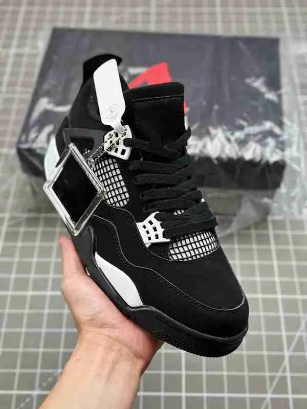 2024 Comeback 4s Military Black Basketballschuhe 4 (IV) Weiß Neutral Grau Herren Damen Lifestyle Sneakers mit es