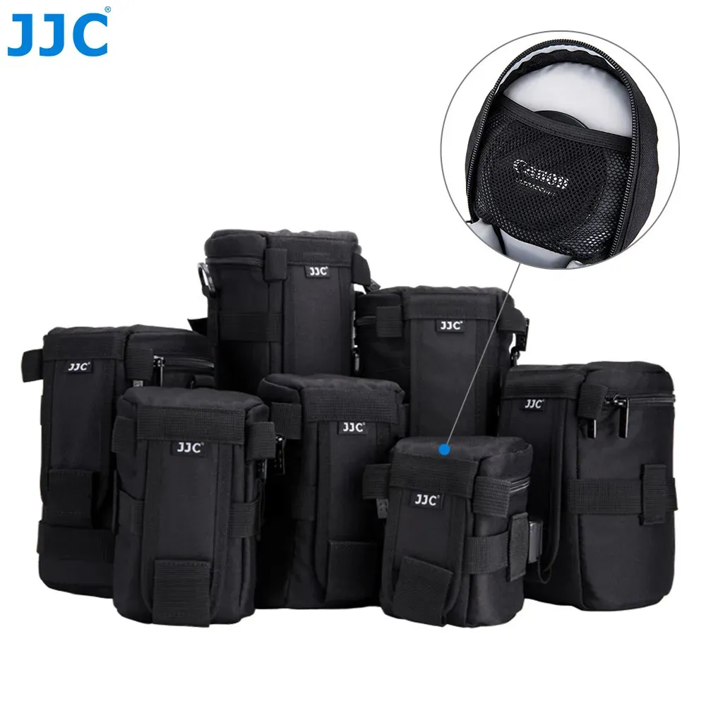 Camera Bag Accessories JJC Camera Lens Bag Belt Waterproof Lens Case Storage Pouch For Fujifilm DSLR Ryggsäck Pografitillbehör 231204