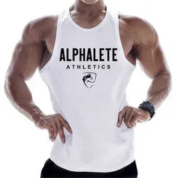 Gyms Workout Sleeveless Shirt sports Tank Top Men Bodybuilding Fitness Clothing cotton T-shirt Men Running Vest 211120