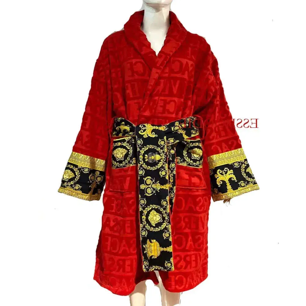 versages vercaces Sleepwears Soft Bathrobe for Men Women Robes Flannel V-neck Sleeve Bath Robe Long Thick Warm Winter Hoodie Full Male Dressing Gown theface