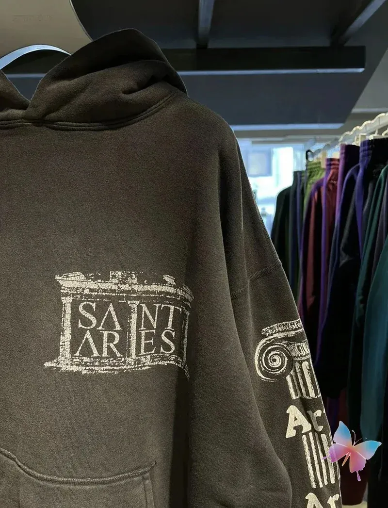 Vintage Washed Saint Michael Vintage Hoodies Mens For Men Vintage Washed Saint Michael Vintage Hoodies Mens For Men