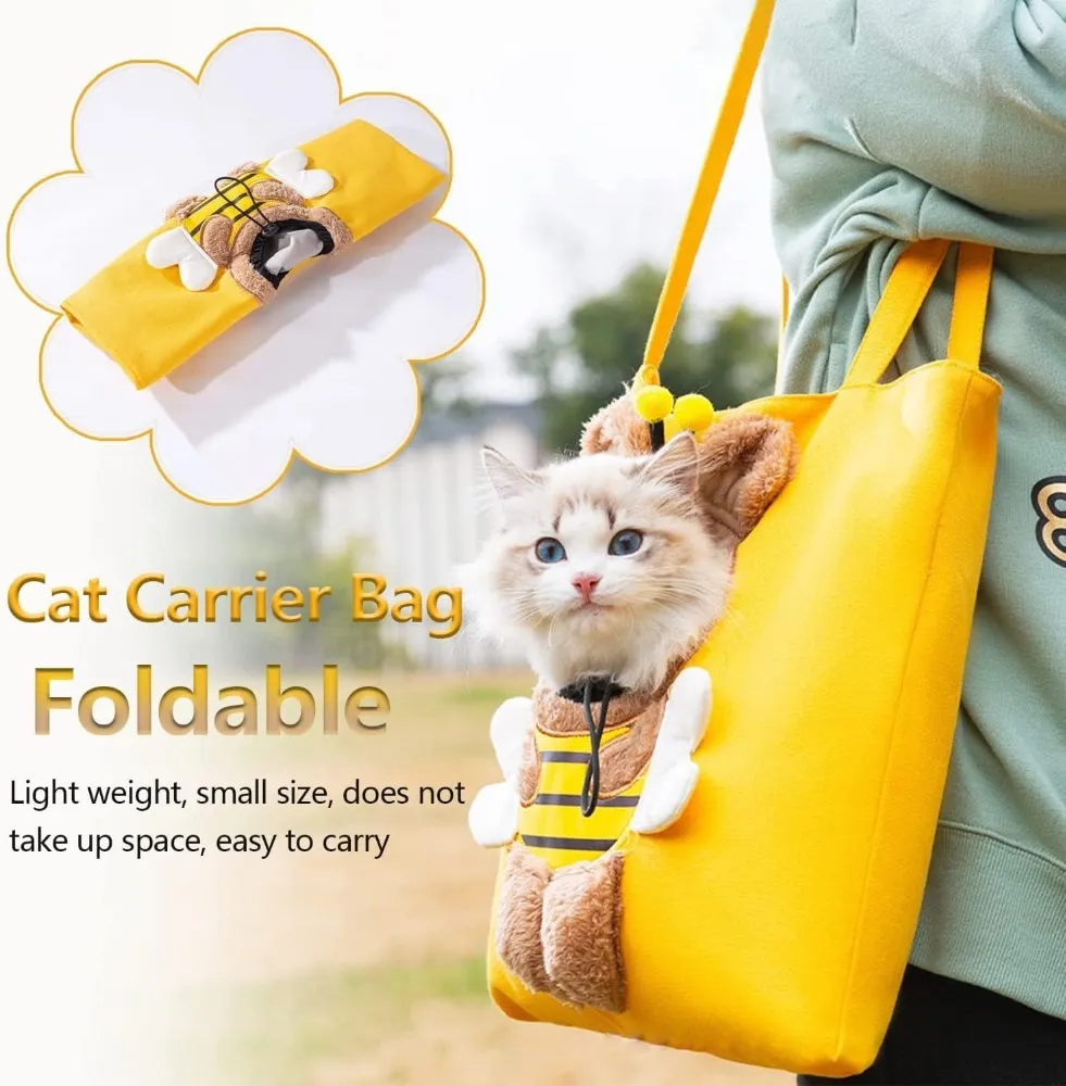 Small Dog Carrier Bag Cute Shaped Show Head Pet Shoulder Pouch Soft Tote Sling For Cats Dogs Ideal For On The Go Home Use From Enchantednight 8.95 DHgate.Com