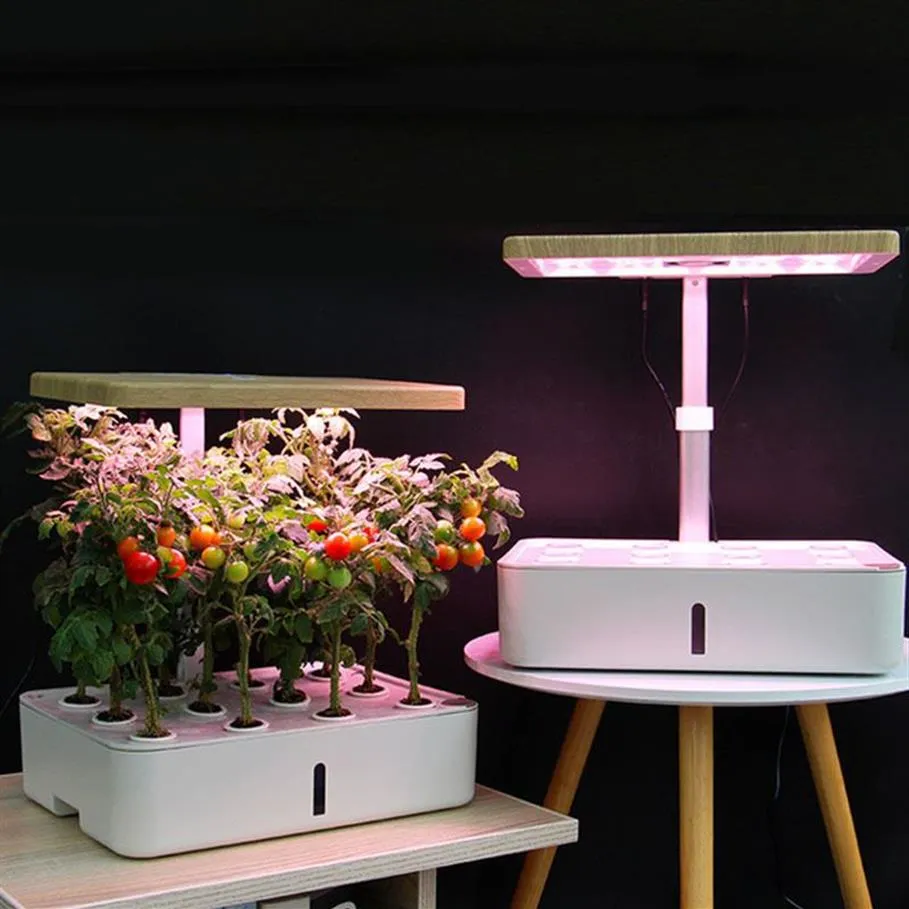 Culture intelligente sans sol aerogarden Pot de fleur planteur hydroponique pot de plante végétale d'intérieur pot de fleur pépinière remplir la lumière Y20292H