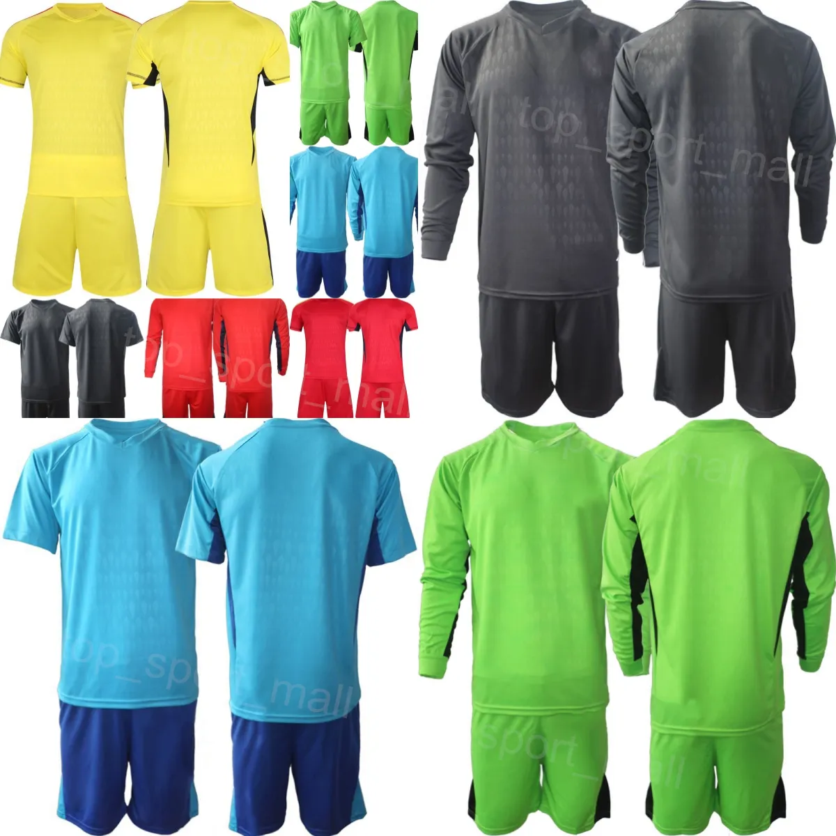 Club Team Goalkeeper New York Red Soccer 1 Carlos Coronel Jerseys Set Youth Men Goalie 18 Ryan Meara 40 Anthony Marcucci Long Sleeve Football Shirt Kits 23-24 HongNiu