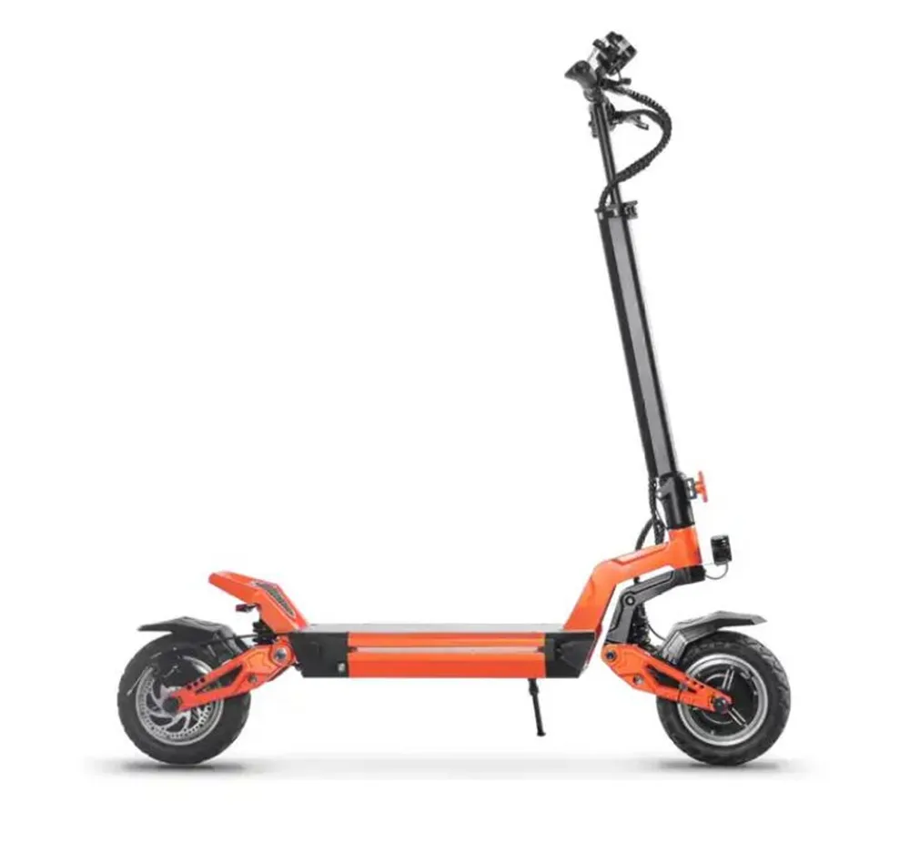 Scooter électrique pour adultes, moto électronique 48V, 10 pouces, puissant, rapide, double moteur en chine, vente en gros