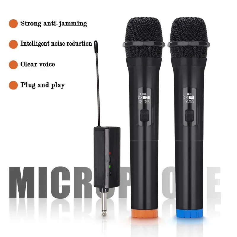Microphones Universal Karaoke Wireless KTV Dynamic Microphone Professional Home to Sing Handheld Mic for Party Show Church Stage Conf 231204