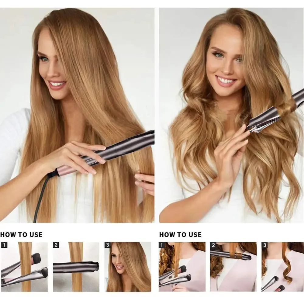 ProCurling 2 In 1 Hair Iron With Negative Ions And Fast Heating Twist And Styling For Professional Use From Ning06 19.14 DHgate.Com
