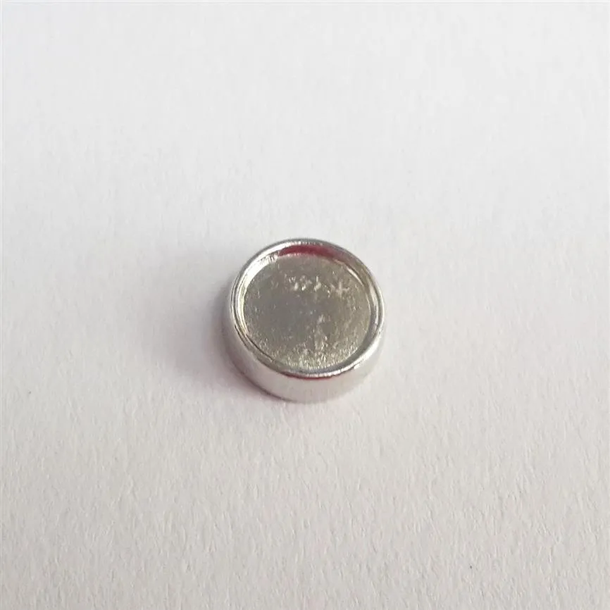 6mm inner 8mm outside diameter Silver circle setting Floating Charms for Glass Living Locket DIY blank po Charm fit Locket235B