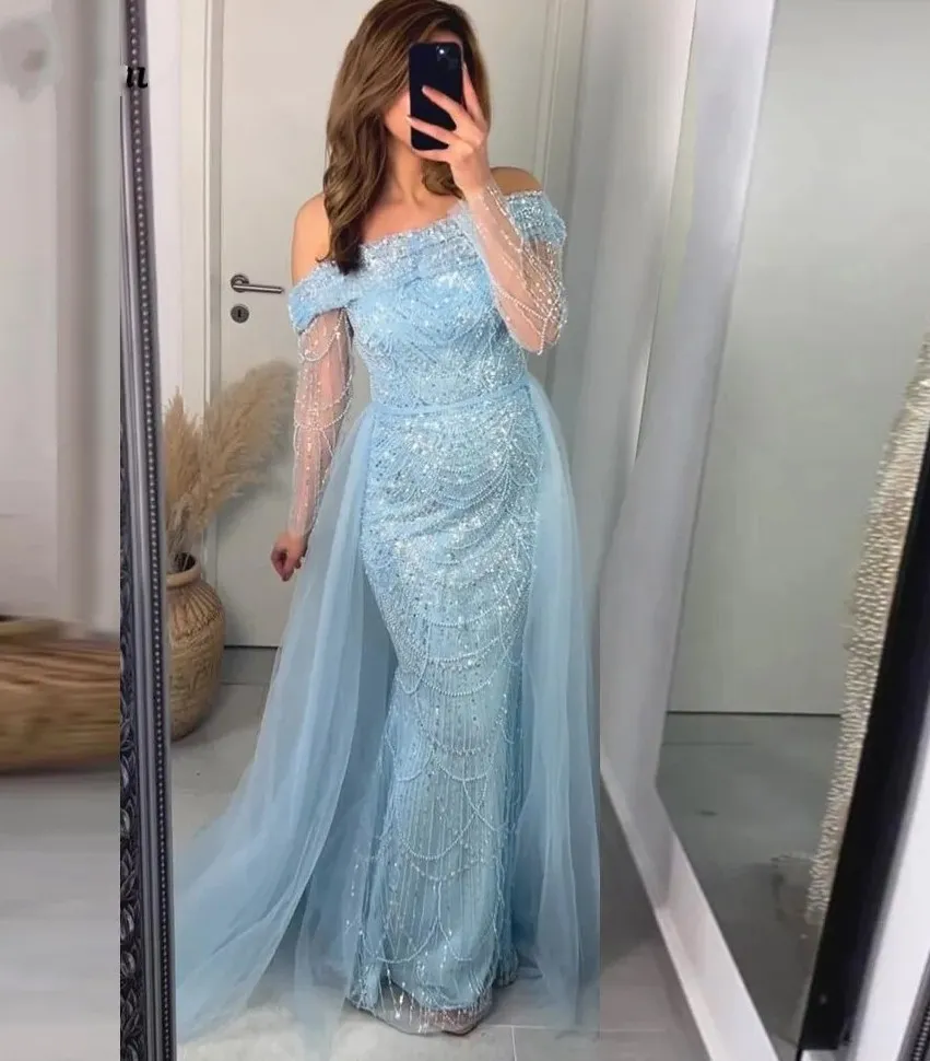 mermaid prom dress with sleeves Mauve /Green Lace Long Sleeves Mermaid Prom Dresses PL6677 – Siaoryne