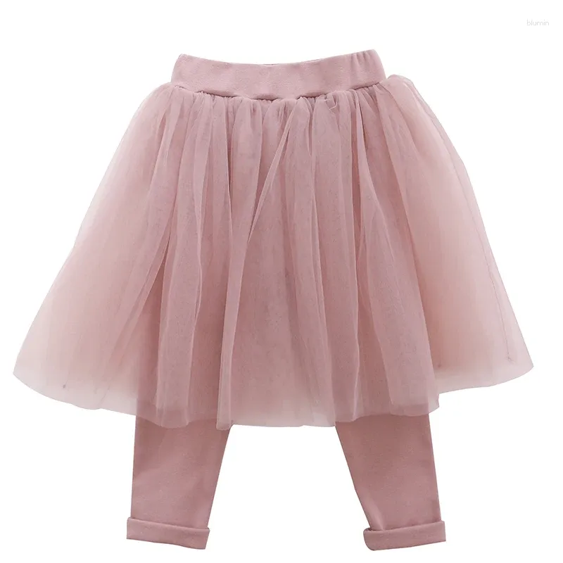 Hosen 2023 Mädchen Baby Schichten Mesh Tutu Röcke Leggings Kinder Mode Schöne Hosen Kleidung