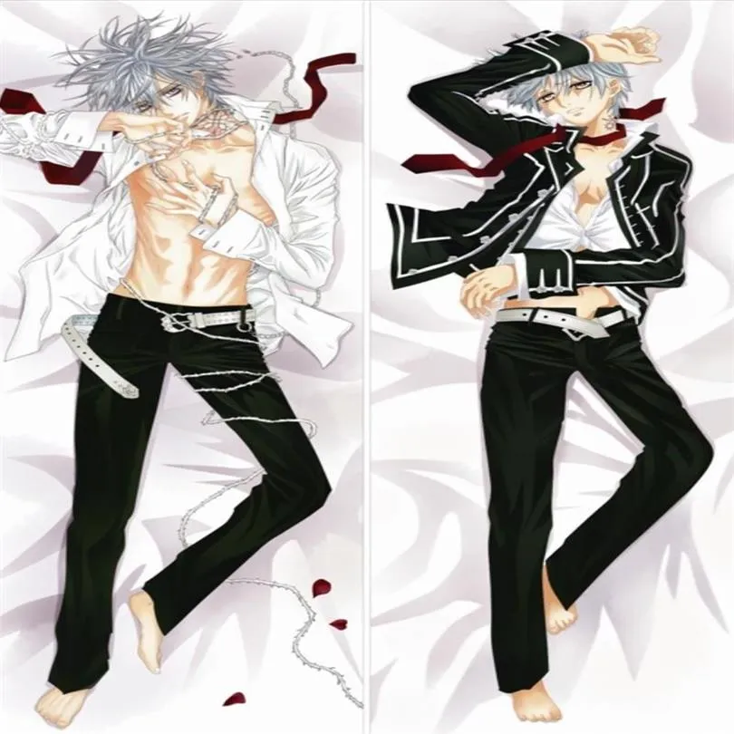 Caso de travesseiro anime japonês vampiro cavaleiro kiryu zero dakimakura fronha corpo cama covers240f
