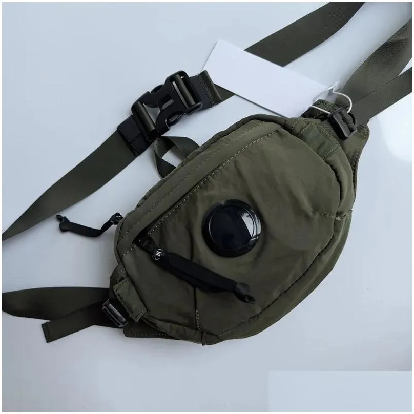 Men CP Single Shoulder Crossbody Small Bag Cell Phone Bag Single Lens Outdoor Sports Chest Packs Waist Bags