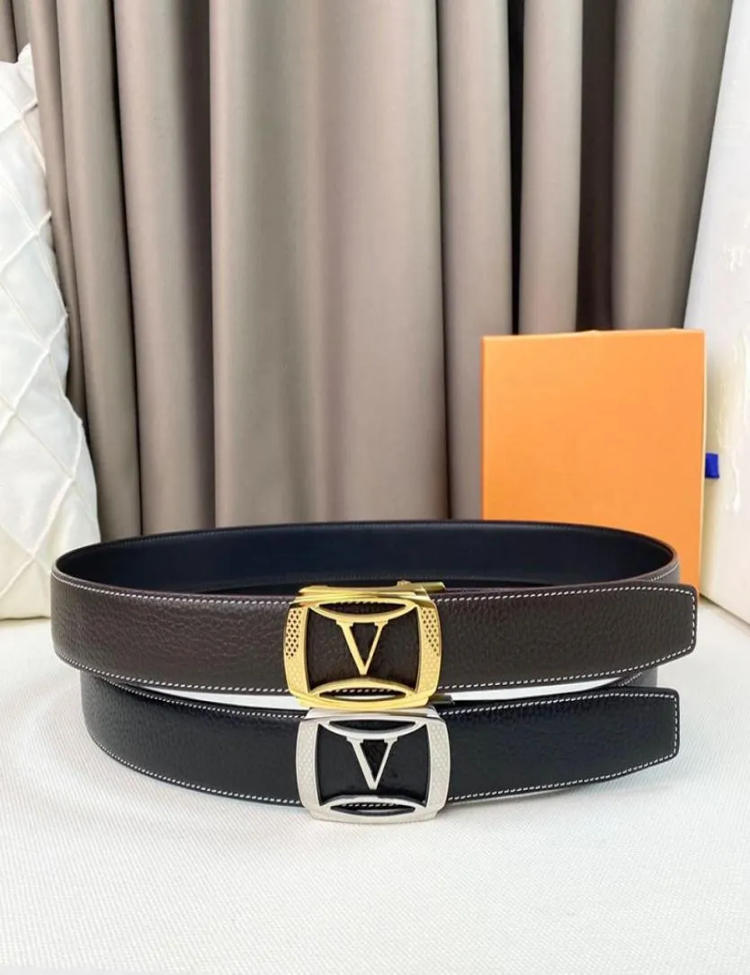 حزام مصمم أحزمة جلدية أصلية عرض مشبك أوتوماتيكي 35 سم شريحة ذهبية