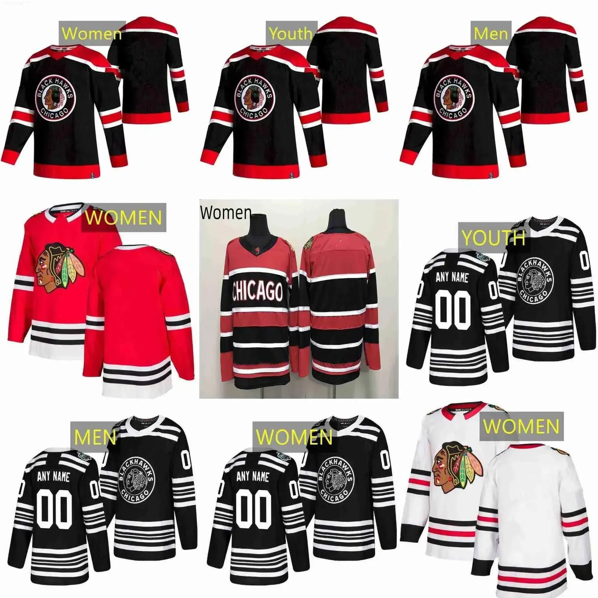 Chicago''blackhawks''Hockey Jerseys 4 Jones 19 Jonathan Toews 11 Taylor Raddysh 89 Andreas Athanasiou 23 Philipp Kurashev 17 Dickinson 90 Ty