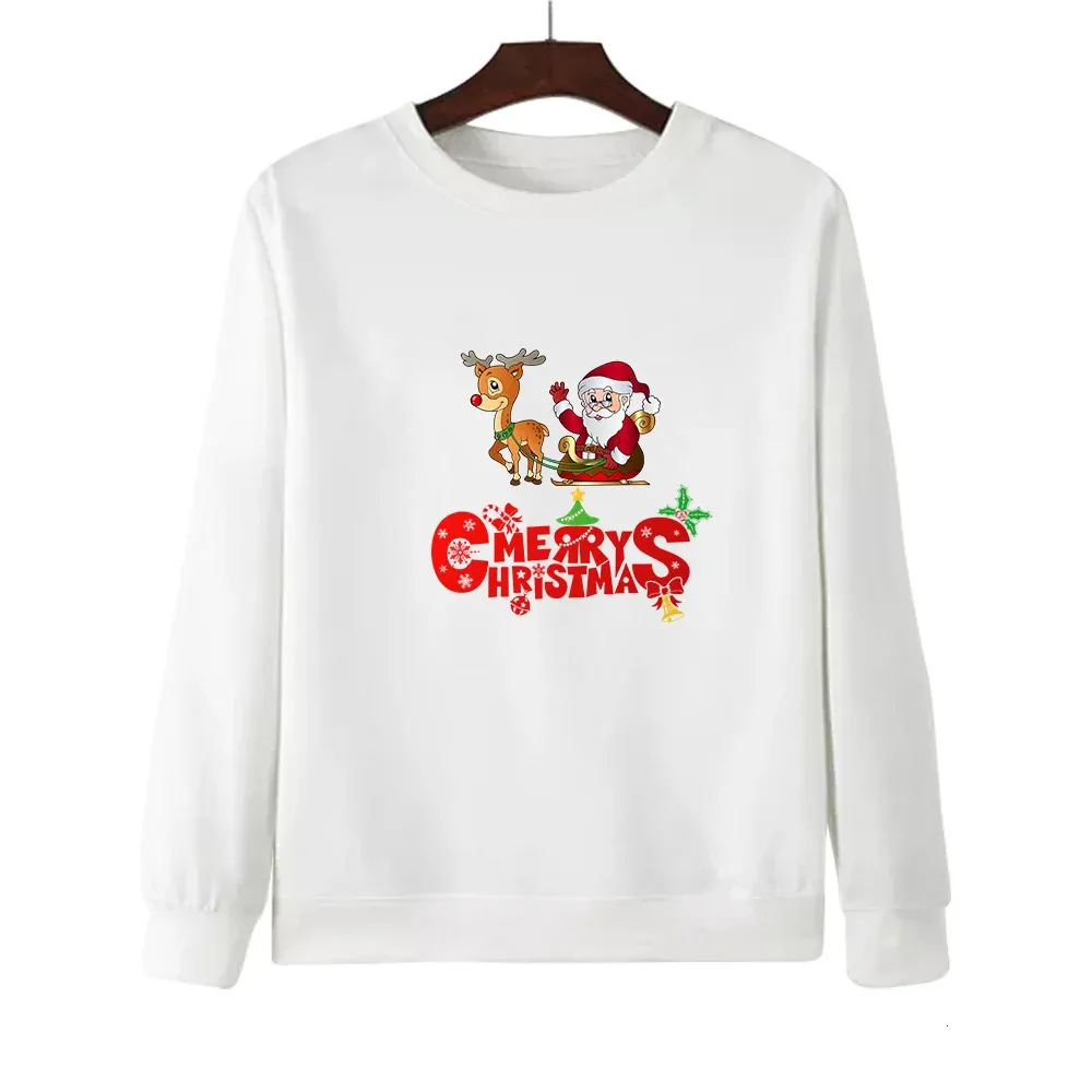Мужские толстовки с капюшоном CLOOCL Рождественские толстовки с мультяшными забавными рубашками с принтом Санта-Лося на груди Мужские топы Женская спортивная одежда Уличная одежда из полиэстера S-7XL 231205