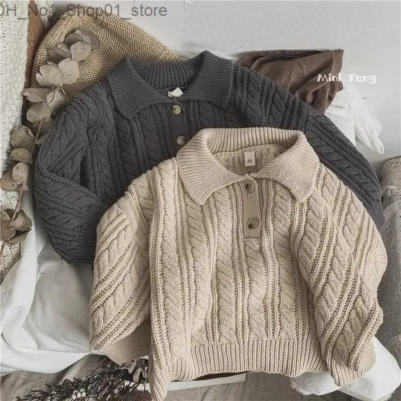 Cardigan 2023 Autumn Winter Kids Boys Sweater Pullover Baby Winter Tops