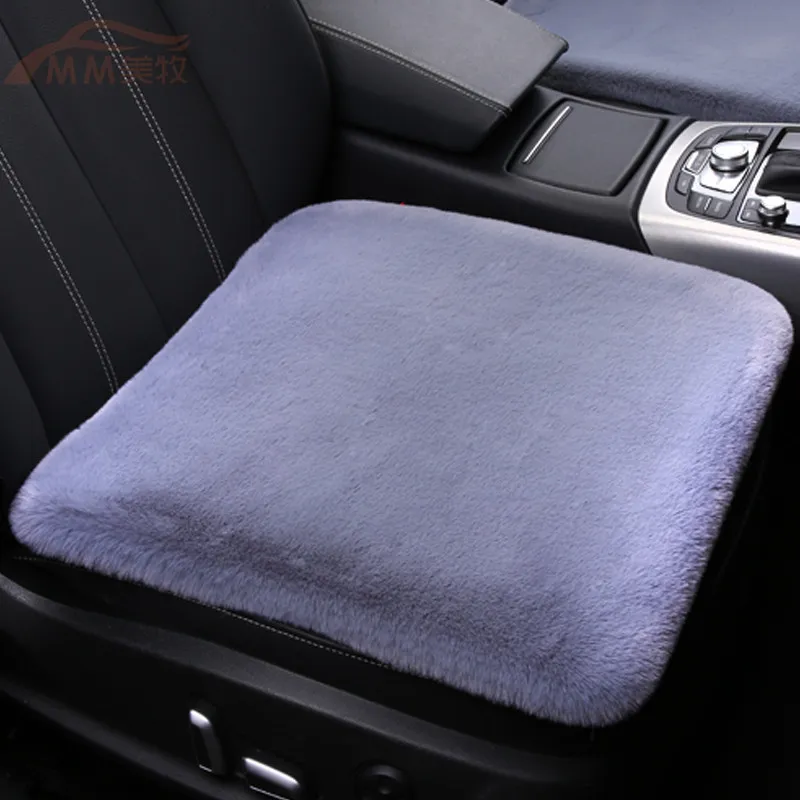 New 1PC Car Seat Covers Wool Fur Capes for Cars Seat Protection Plush Material Warm Winter Suit Most Cushion Interior Accessories