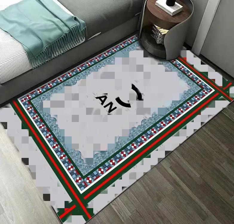 Simple Carpet Creative Geometric Joint Carpet Living Room Bedroom Sofa and Tea Table Floor Mat in Stock Wholesale