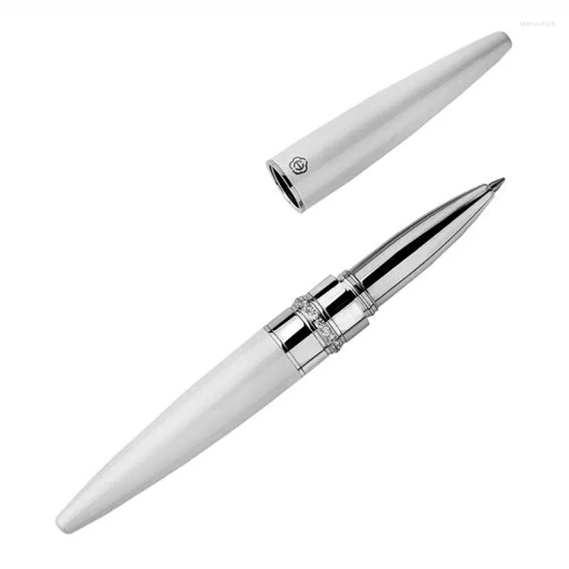 Hero Fashion Ladies Series Pink Roller Ball Pen Gift Uppilleble Silver Trime Office School Writ