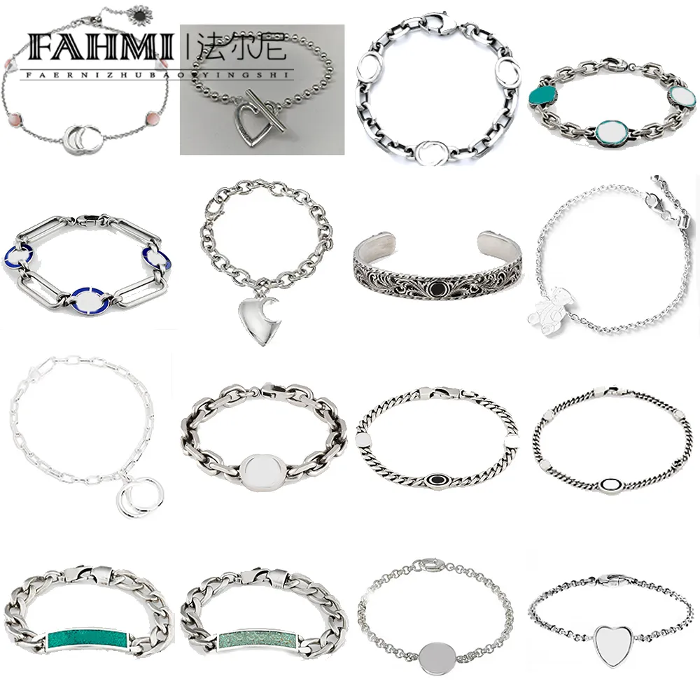 Fahmi Classic and fashionable mother-of-pearl hollow heart-shaped tag cat head buckle letter bear bracelet High Quality Brand 2023 New In Stock