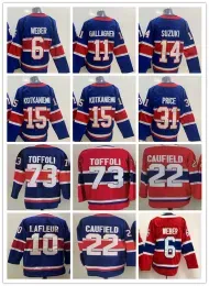 Cole Caufield Jersey 2020-21 Reverse Retro Hockey Tyler Toffoli Carey Price 11 Brendan Gallagher Nick Suzuki 15 Jesperi Kotkaniemi Shea Webe