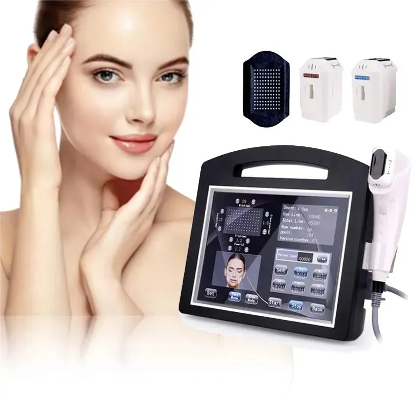 Profession 4D ultrasons lifting du visage Machine de beauté Hifu Machine Cartucho 12 lignes Agti dispositif de vieillissement Hifu dispositif de beauté du visage