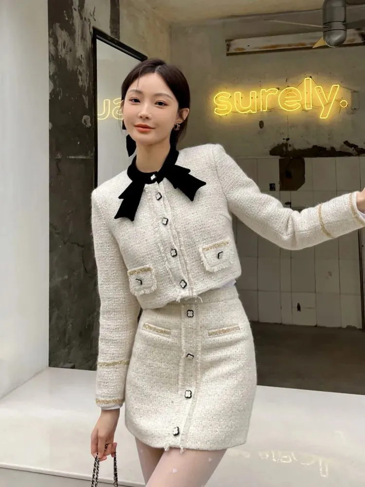 ジャケット・アウター tweed over jacket / mini skirt Express | Jackets & Coats | Express Cropped Tweed Jacket